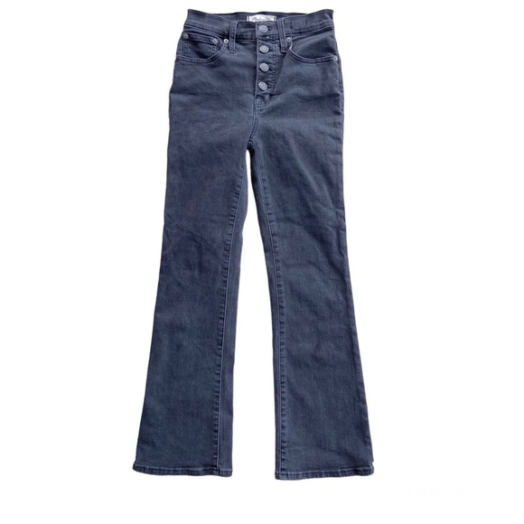 Madewell Cali Demi-Boot Jeans in Bellspring Wash: Button-Front Edition #AA897 - Picture 7 of 14